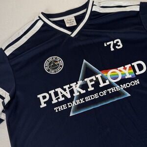 Pink Floyd Baseball Jersey Shirt Mens Size XLarge Dark Side Of The Moon Navy